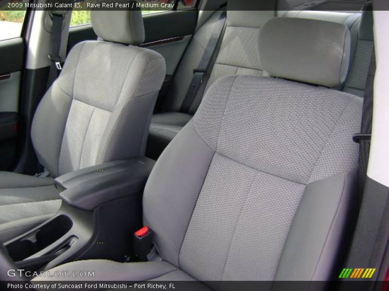 Rave Red Pearl / Medium Gray 2009 Mitsubishi Galant ES