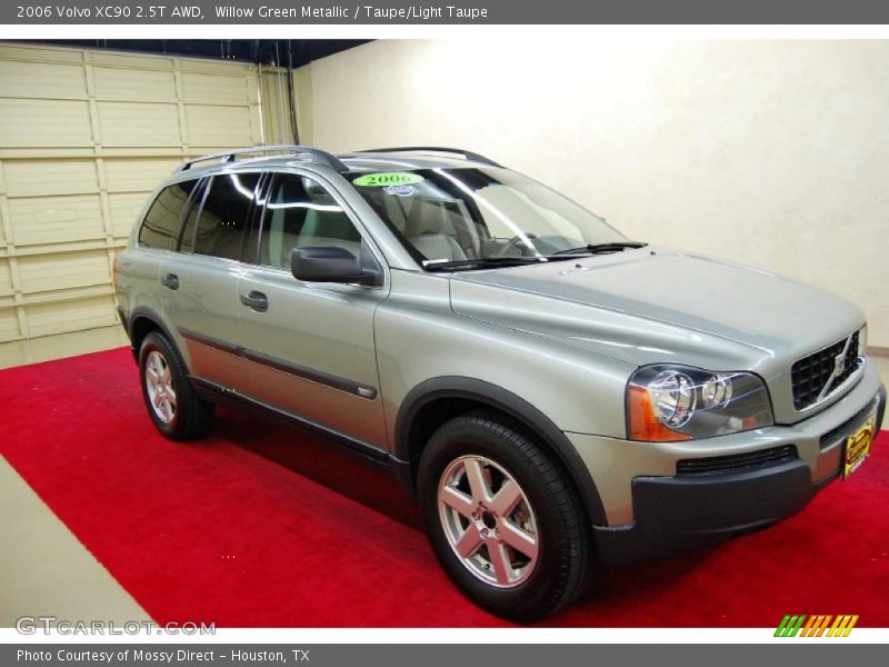 Willow Green Metallic / Taupe/Light Taupe 2006 Volvo XC90 2.5T AWD