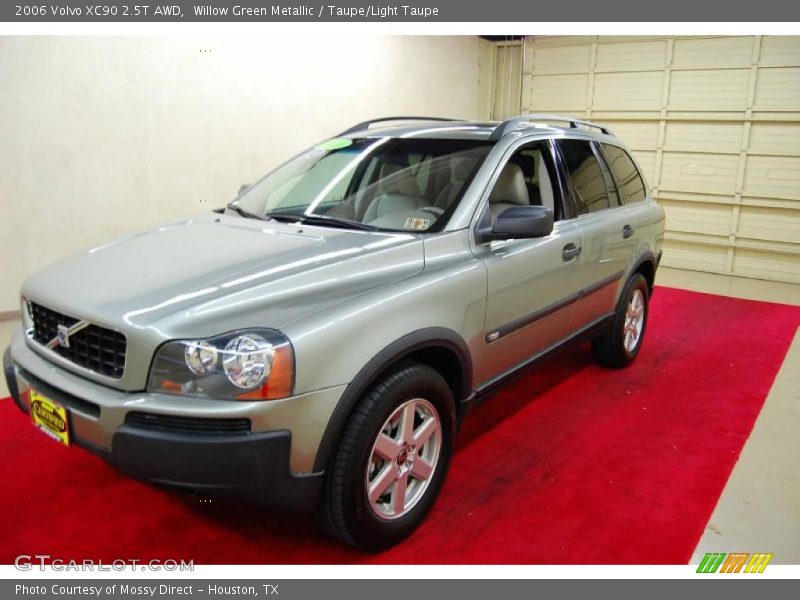 Willow Green Metallic / Taupe/Light Taupe 2006 Volvo XC90 2.5T AWD