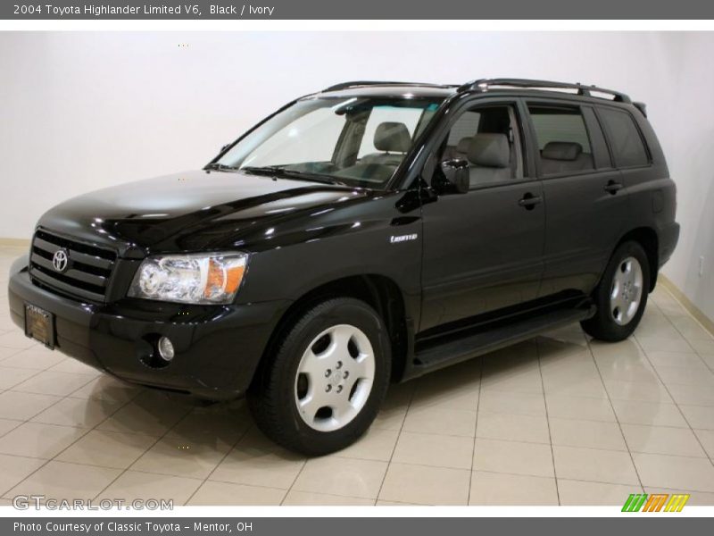 Black / Ivory 2004 Toyota Highlander Limited V6