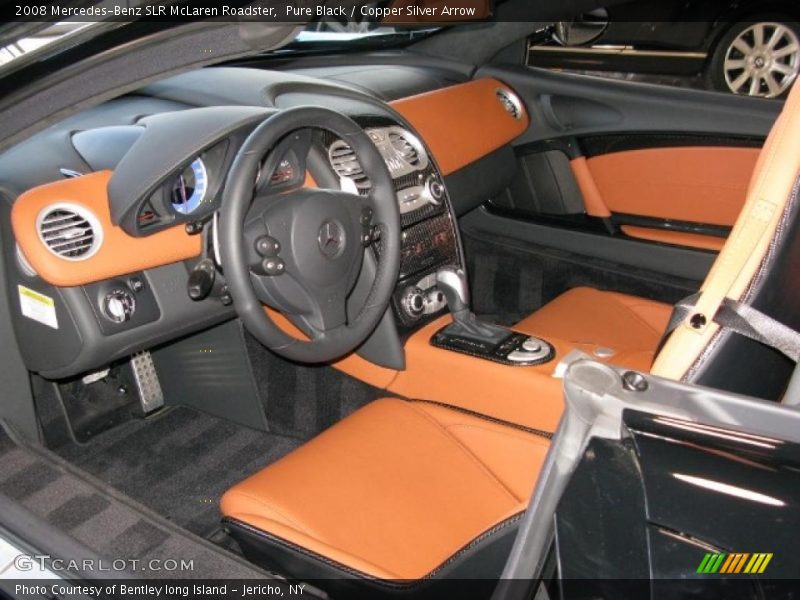  2008 SLR McLaren Roadster Copper Silver Arrow Interior