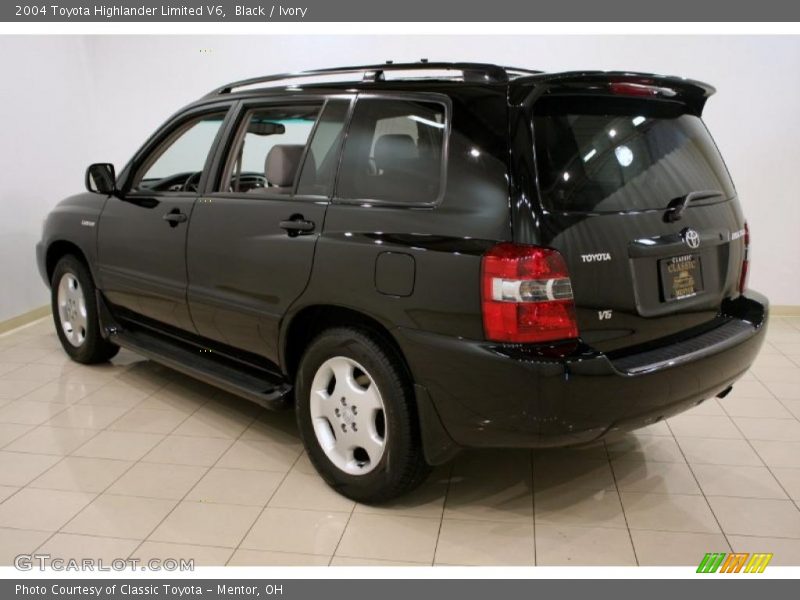 Black / Ivory 2004 Toyota Highlander Limited V6