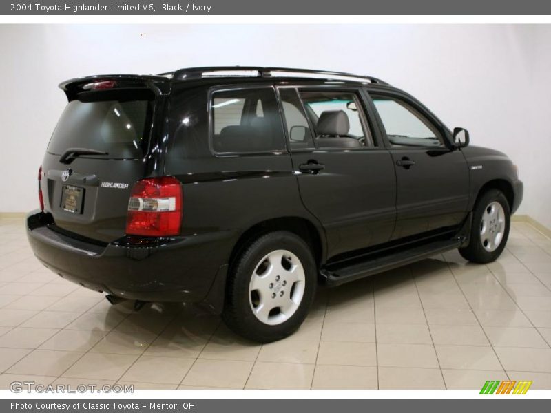 Black / Ivory 2004 Toyota Highlander Limited V6