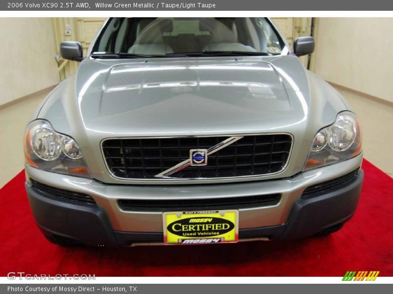 Willow Green Metallic / Taupe/Light Taupe 2006 Volvo XC90 2.5T AWD