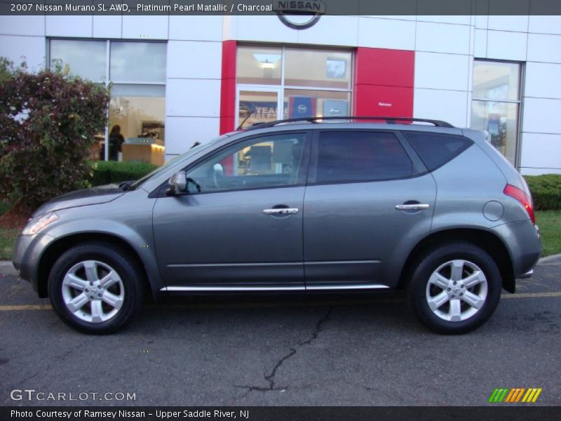 Platinum Pearl Matallic / Charcoal 2007 Nissan Murano SL AWD