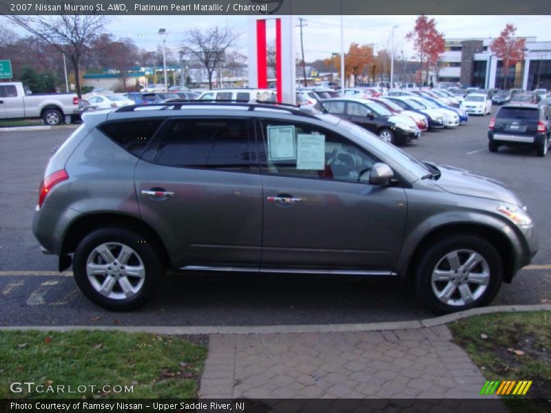 Platinum Pearl Matallic / Charcoal 2007 Nissan Murano SL AWD