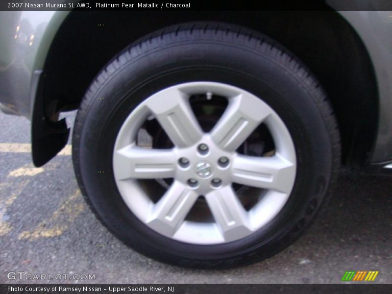 Platinum Pearl Matallic / Charcoal 2007 Nissan Murano SL AWD
