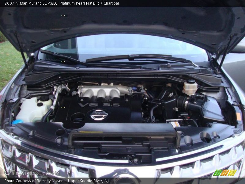 Platinum Pearl Matallic / Charcoal 2007 Nissan Murano SL AWD