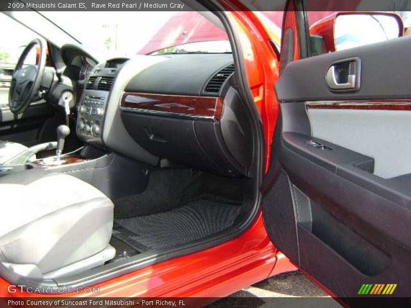 Rave Red Pearl / Medium Gray 2009 Mitsubishi Galant ES