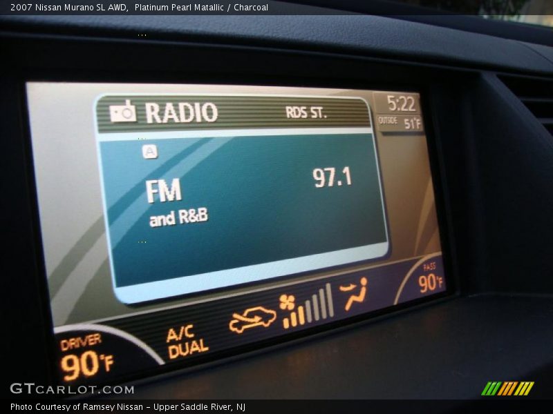 Platinum Pearl Matallic / Charcoal 2007 Nissan Murano SL AWD