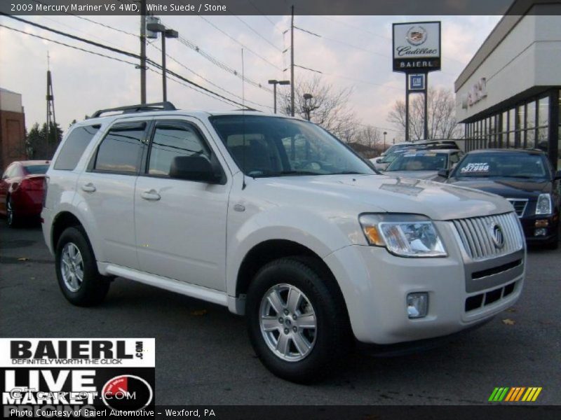 White Suede / Stone 2009 Mercury Mariner V6 4WD