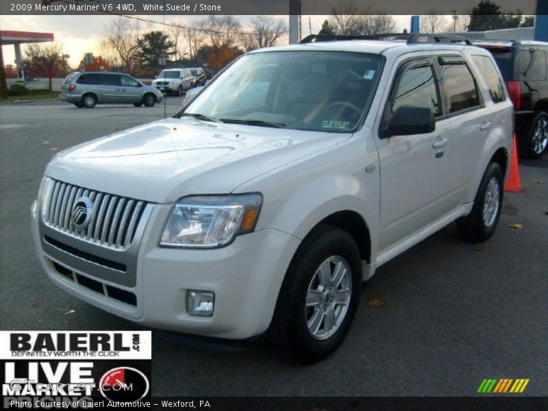 White Suede / Stone 2009 Mercury Mariner V6 4WD