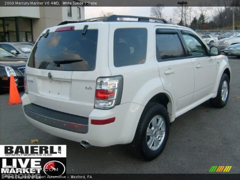 White Suede / Stone 2009 Mercury Mariner V6 4WD