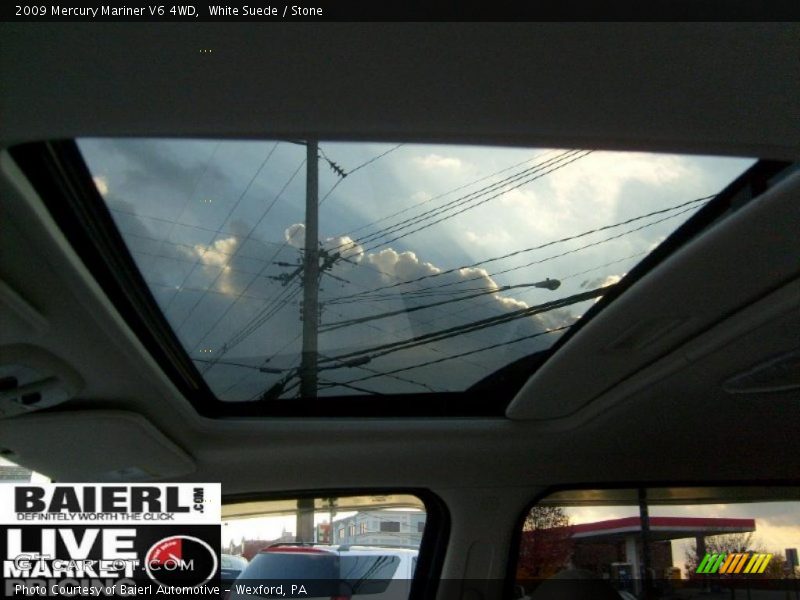 White Suede / Stone 2009 Mercury Mariner V6 4WD