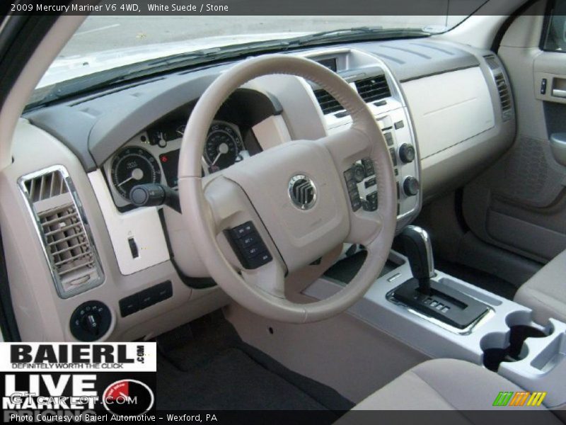 White Suede / Stone 2009 Mercury Mariner V6 4WD