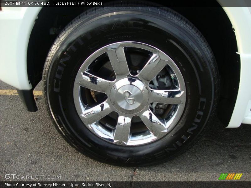 Tuscan Pearl / Willow Beige 2007 Infiniti QX 56 4WD