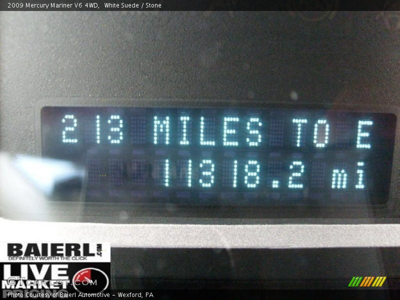 White Suede / Stone 2009 Mercury Mariner V6 4WD