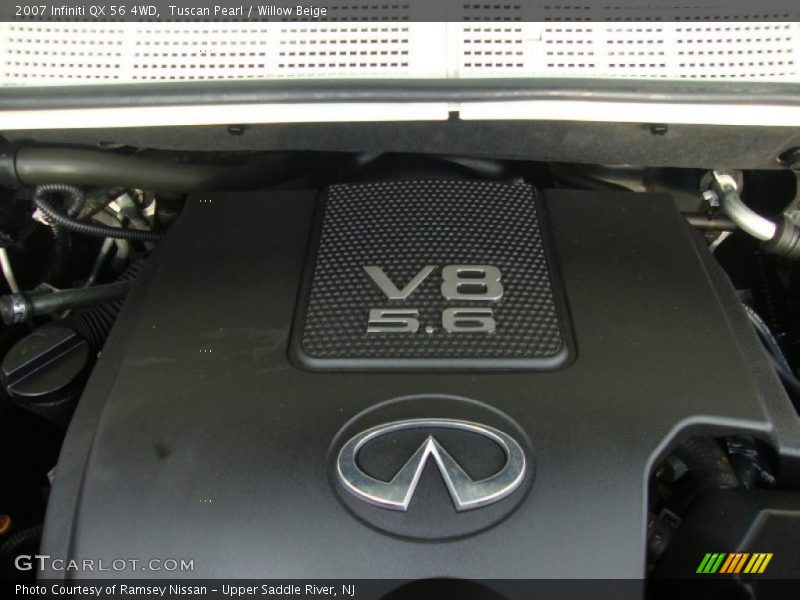 Tuscan Pearl / Willow Beige 2007 Infiniti QX 56 4WD