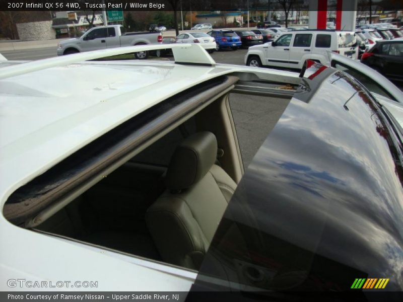 Tuscan Pearl / Willow Beige 2007 Infiniti QX 56 4WD