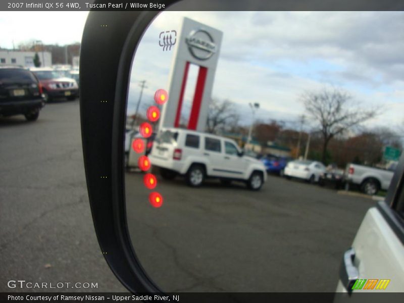 Tuscan Pearl / Willow Beige 2007 Infiniti QX 56 4WD