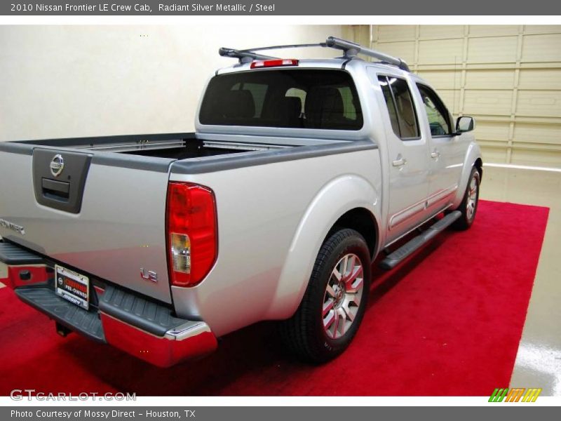 Radiant Silver Metallic / Steel 2010 Nissan Frontier LE Crew Cab