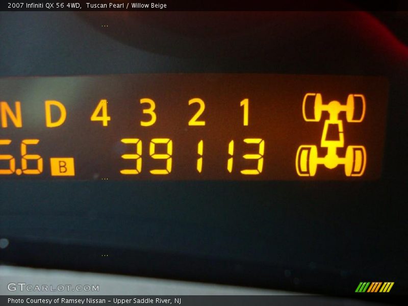 Tuscan Pearl / Willow Beige 2007 Infiniti QX 56 4WD