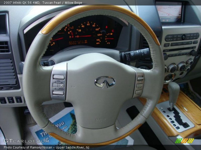 Tuscan Pearl / Willow Beige 2007 Infiniti QX 56 4WD