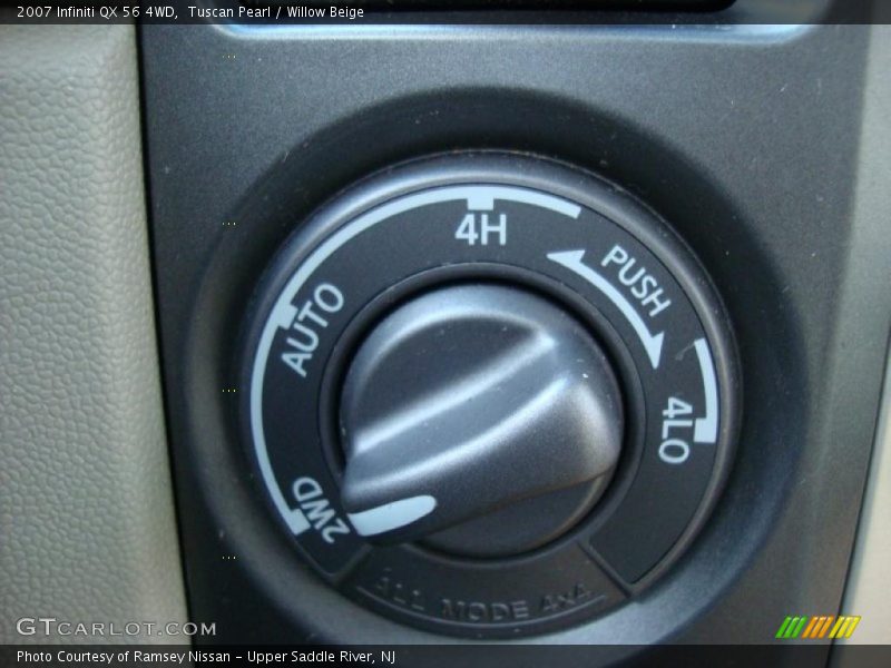 Tuscan Pearl / Willow Beige 2007 Infiniti QX 56 4WD
