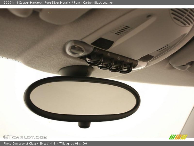 Pure Silver Metallic / Punch Carbon Black Leather 2009 Mini Cooper Hardtop