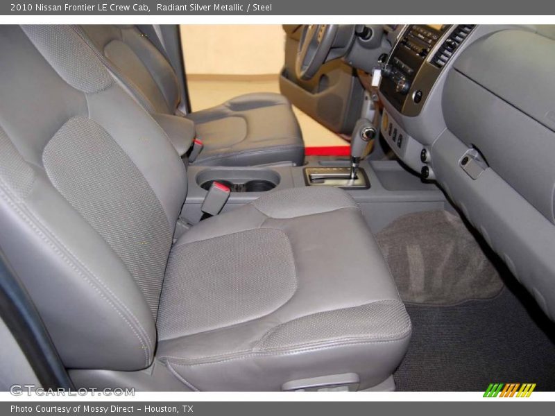 Radiant Silver Metallic / Steel 2010 Nissan Frontier LE Crew Cab