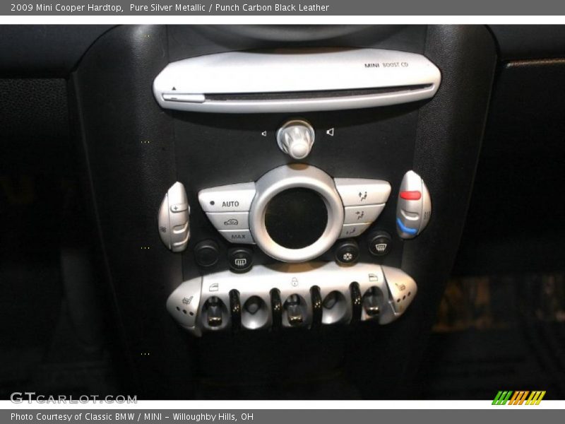 Pure Silver Metallic / Punch Carbon Black Leather 2009 Mini Cooper Hardtop