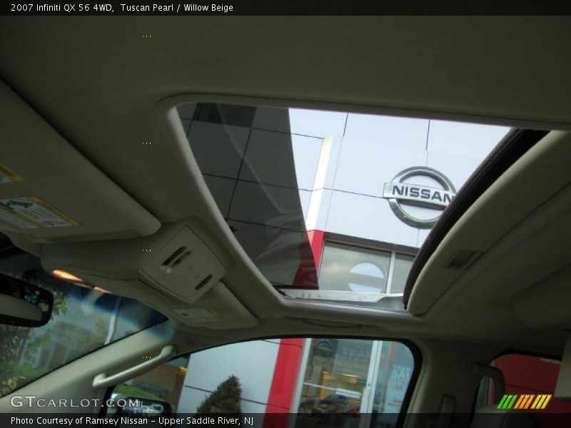 Tuscan Pearl / Willow Beige 2007 Infiniti QX 56 4WD