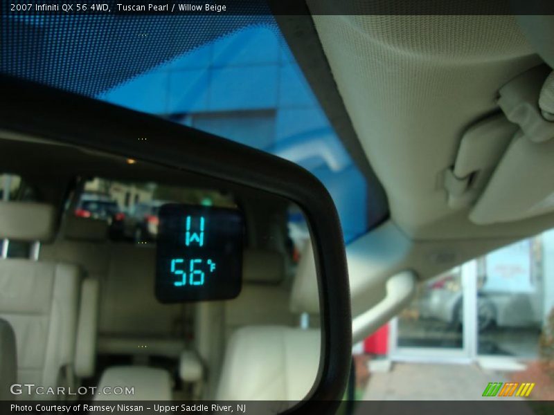 Tuscan Pearl / Willow Beige 2007 Infiniti QX 56 4WD