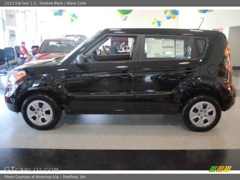 Shadow Black / Black Cloth 2011 Kia Soul 1.6