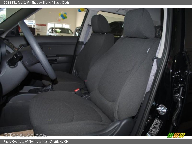  2011 Soul 1.6 Black Cloth Interior