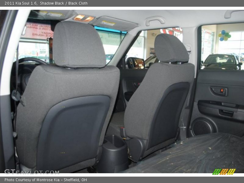 Shadow Black / Black Cloth 2011 Kia Soul 1.6