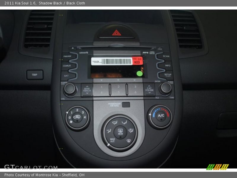 Controls of 2011 Soul 1.6