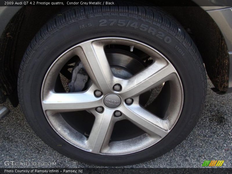 Condor Grey Metallic / Black 2009 Audi Q7 4.2 Prestige quattro