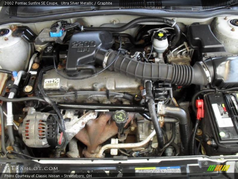  2002 Sunfire SE Coupe Engine - 2.2 Liter OHV 8-Valve 4 Cylinder