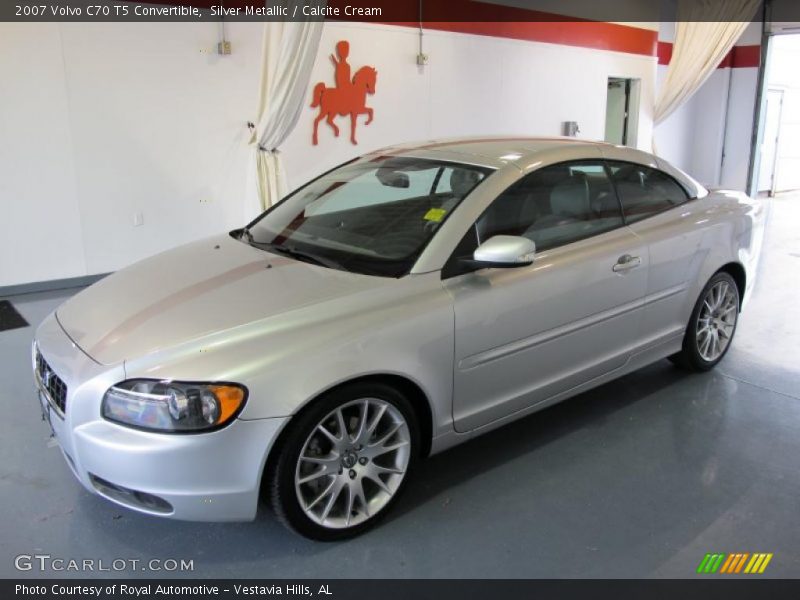 Silver Metallic / Calcite Cream 2007 Volvo C70 T5 Convertible