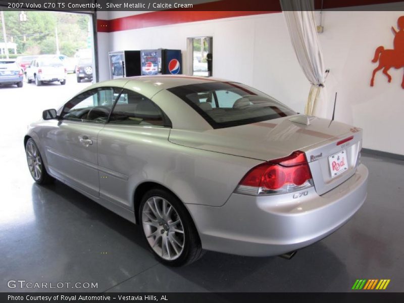 Silver Metallic / Calcite Cream 2007 Volvo C70 T5 Convertible