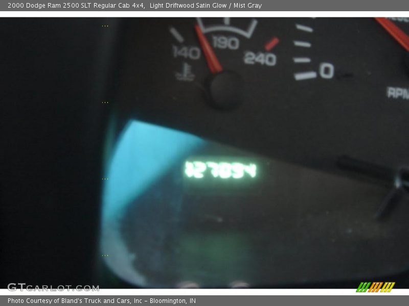 Light Driftwood Satin Glow / Mist Gray 2000 Dodge Ram 2500 SLT Regular Cab 4x4