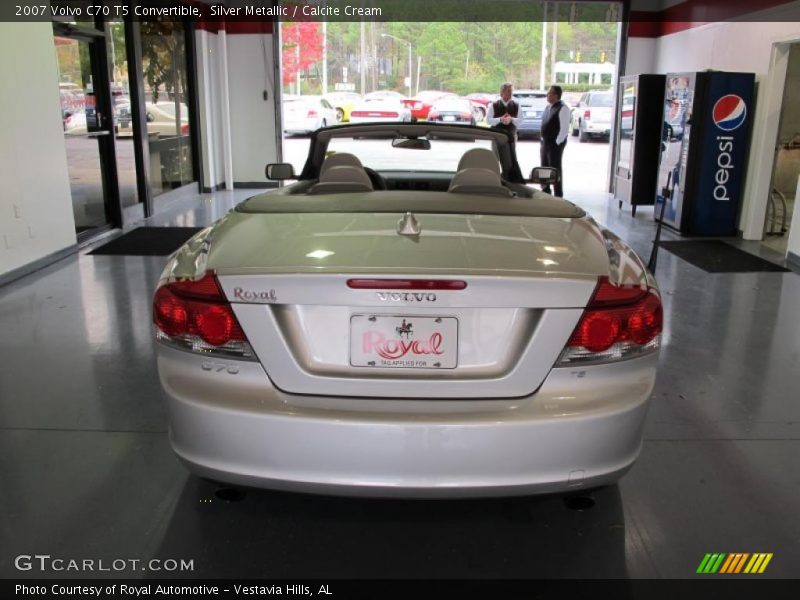 Silver Metallic / Calcite Cream 2007 Volvo C70 T5 Convertible