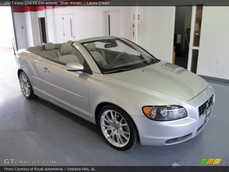 Silver Metallic / Calcite Cream 2007 Volvo C70 T5 Convertible