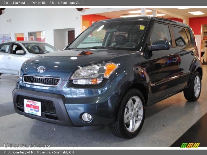 Denim Blue / Black Soul Logo Cloth 2011 Kia Soul +