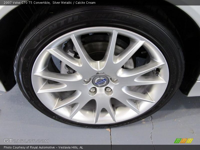 Silver Metallic / Calcite Cream 2007 Volvo C70 T5 Convertible