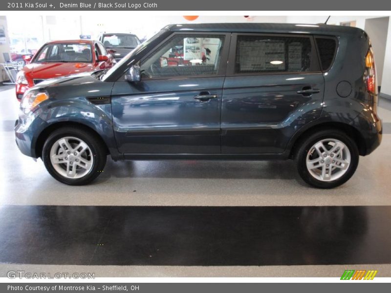 Denim Blue / Black Soul Logo Cloth 2011 Kia Soul +