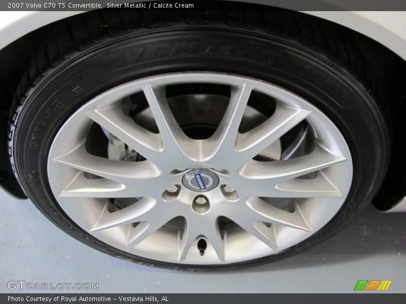 Silver Metallic / Calcite Cream 2007 Volvo C70 T5 Convertible