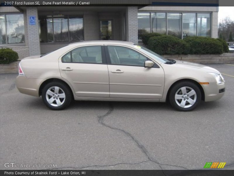 Dune Pearl Metallic / Camel 2007 Ford Fusion SE