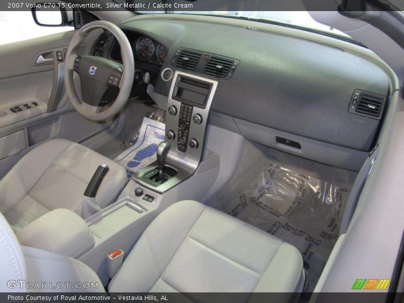 Silver Metallic / Calcite Cream 2007 Volvo C70 T5 Convertible